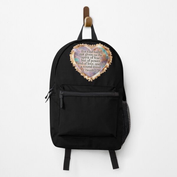 Item preview, No Fear 2 Timothy 1:7 Manga Heart Design designed and sold by lbgearhart.