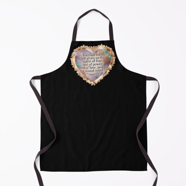 Item preview, No Fear 2 Timothy 1:7 Manga Heart Design designed and sold by lbgearhart.
