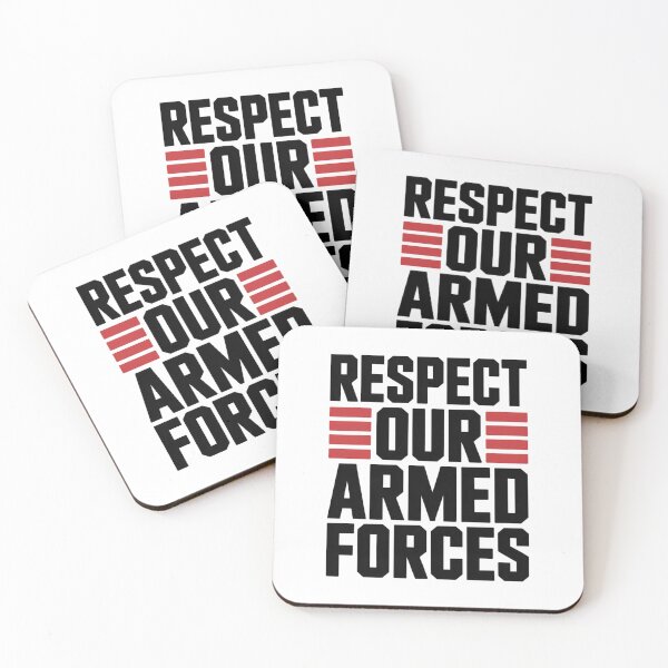 Item preview, Respect Our Armed Forces — Bold Military Star Shirt V3 designed and sold by DarylWelsh2024.