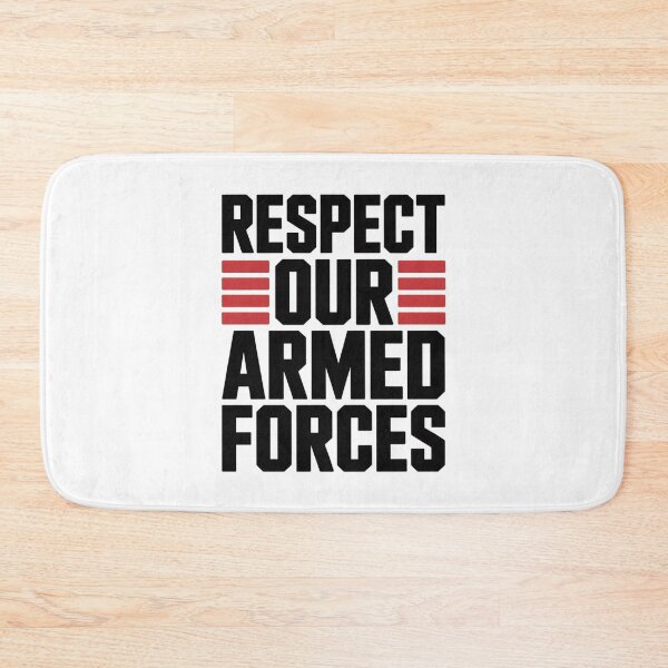 Item preview, Respect Our Armed Forces — Bold Military Star Shirt V3 designed and sold by DarylWelsh2024.