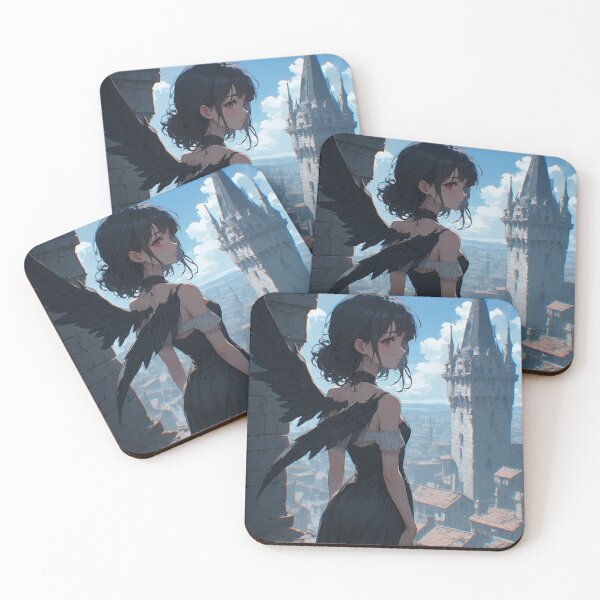 Item preview, Gothic anime angel girl designed and sold by ArtsJulian.