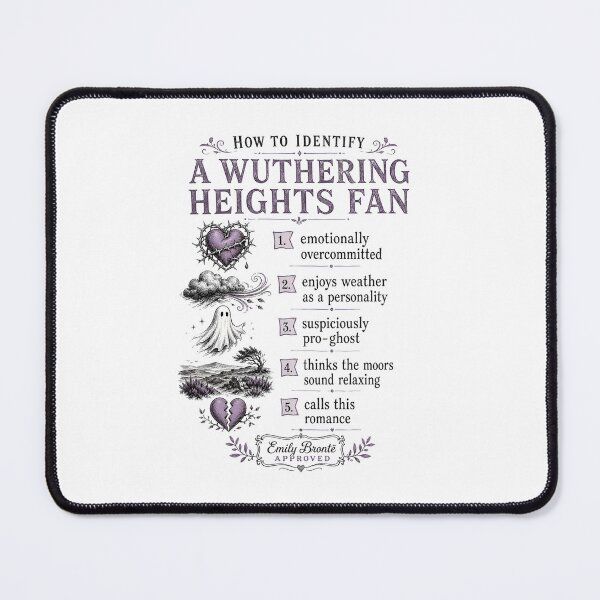 Item preview, How To Identify A Wuthering Heights Fan Funny Emily Bronte Literature designed and sold by Fenay Designs.