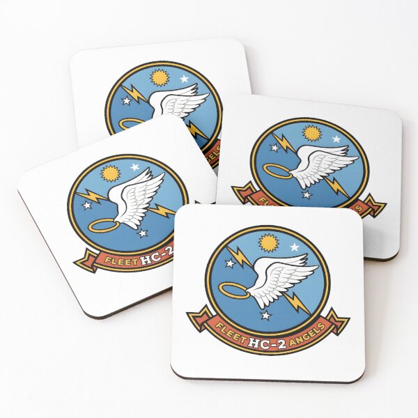 Item preview, Official Main Command Insignia of US Navy Helicopter Combat Support Squadron 2 (HC-2) "Fleet Angels" designed and sold by CharlieDesings.