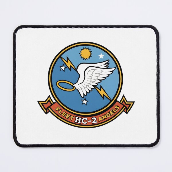 Item preview, Official Main Command Insignia of US Navy Helicopter Combat Support Squadron 2 (HC-2) "Fleet Angels" designed and sold by CharlieDesings.