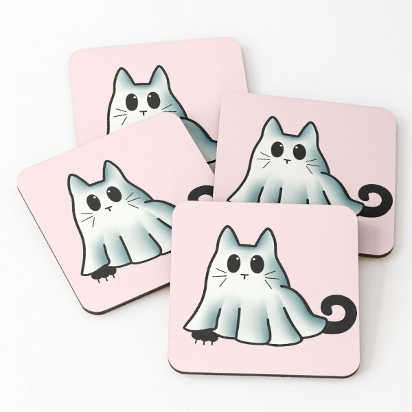 Item preview, Ghost Cat Traditional Tattoo Sticker  designed and sold by Tattoosbyem.