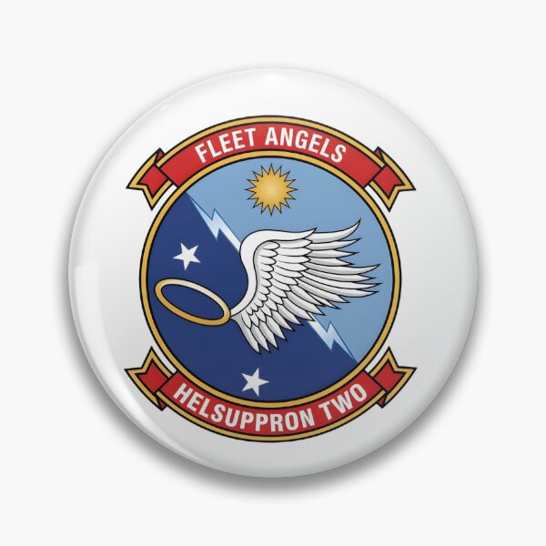 Item preview, Formal Command Insignia of US Navy Helicopter Combat Support Squadron TWO (HC-2) "Fleet Angels" – HELSUPPRON TWO Variant designed and sold by CharlieDesings.