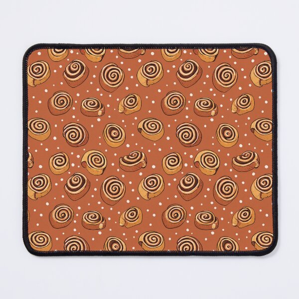 Item preview, Sweet Cinnamon Roll Bun Dessert Foodie Pattern designed and sold by NicolasGlowArt.