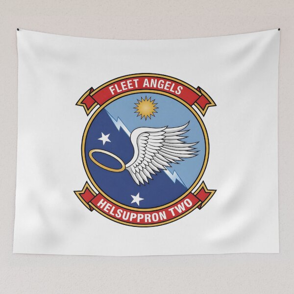 Item preview, Formal Command Insignia of US Navy Helicopter Combat Support Squadron TWO (HC-2) "Fleet Angels" – HELSUPPRON TWO Variant designed and sold by CharlieDesings.