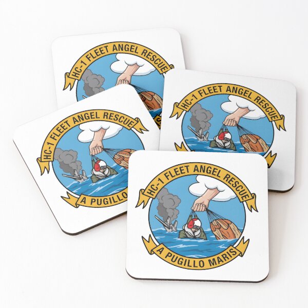 Item preview, Official Combat Search and Rescue Insignia of US Navy Helicopter Combat Support Squadron ONE (HC-1) "Fleet Angels" designed and sold by CharlieDesings.