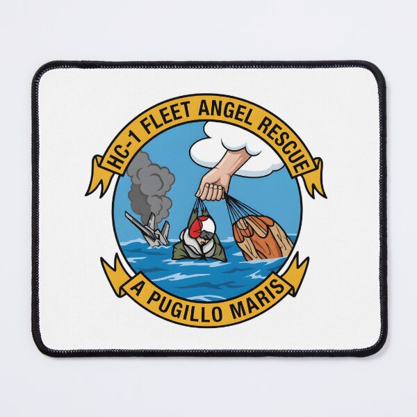 Item preview, Official Combat Search and Rescue Insignia of US Navy Helicopter Combat Support Squadron ONE (HC-1) "Fleet Angels" designed and sold by CharlieDesings.