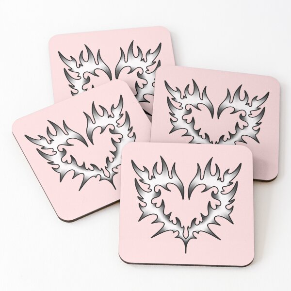 Item preview, Traditional Flame Heart Tattoo designed and sold by Tattoosbyem.