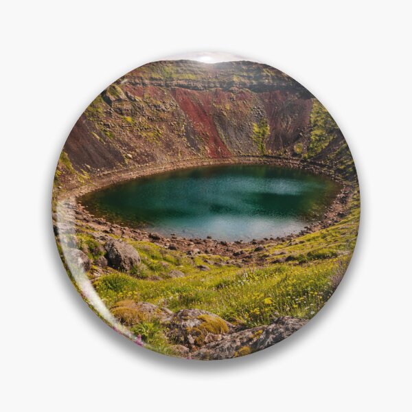 Item preview, Hidden Lake Among Volcanic Mountains designed and sold by JuViRo.