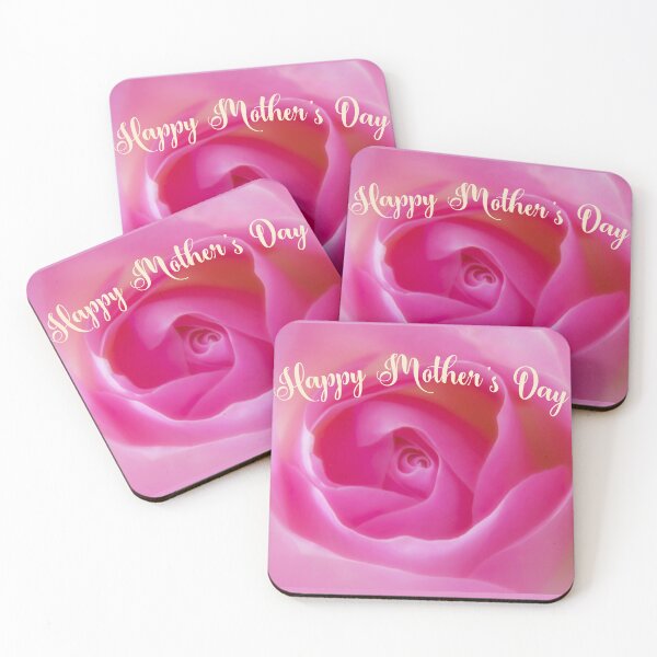 Item preview, Happy Mothers Day With A Pink Rose designed and sold by hurmerinta.