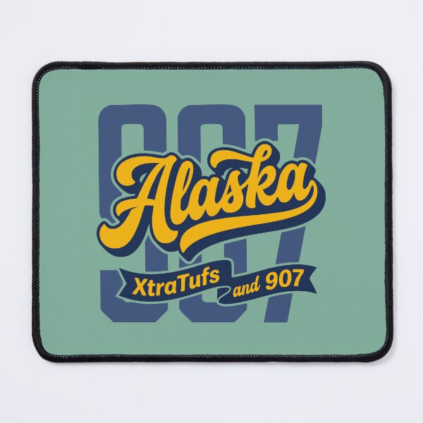 Item preview, Vintage Alaska 907 Retro Script XtraTufs and 907 Bold Design designed and sold by Cozy-Old-Pub.
