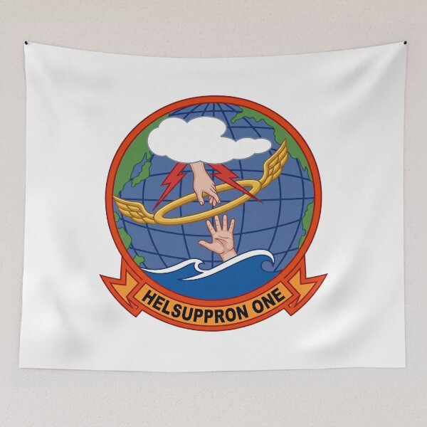 Item preview, Formal Command Insignia of US Navy Helicopter Combat Support Squadron ONE (HC-1) "Fleet Angels" – HELSUPPRON ONE Variant designed and sold by CharlieDesings.