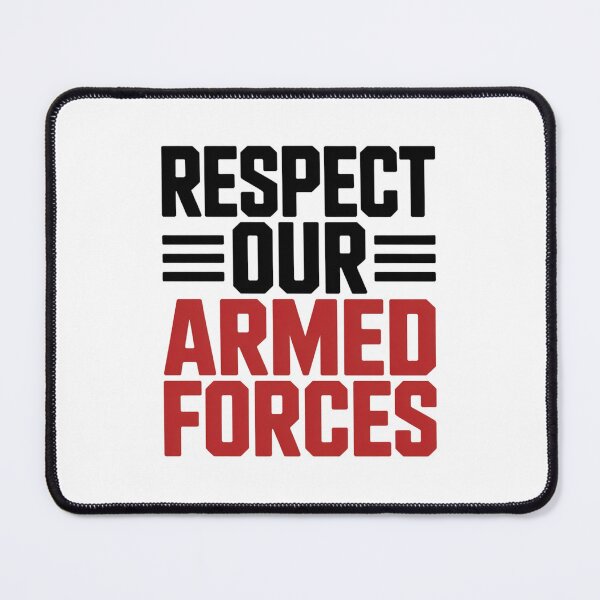 Item preview, Respect Our Armed Forces — Bold Military Star Shirt V4 designed and sold by DarylWelsh2024.