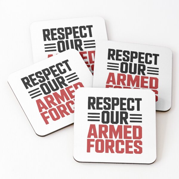 Item preview, Respect Our Armed Forces — Bold Military Star Shirt V4 designed and sold by DarylWelsh2024.