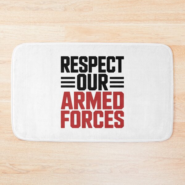 Item preview, Respect Our Armed Forces — Bold Military Star Shirt V4 designed and sold by DarylWelsh2024.