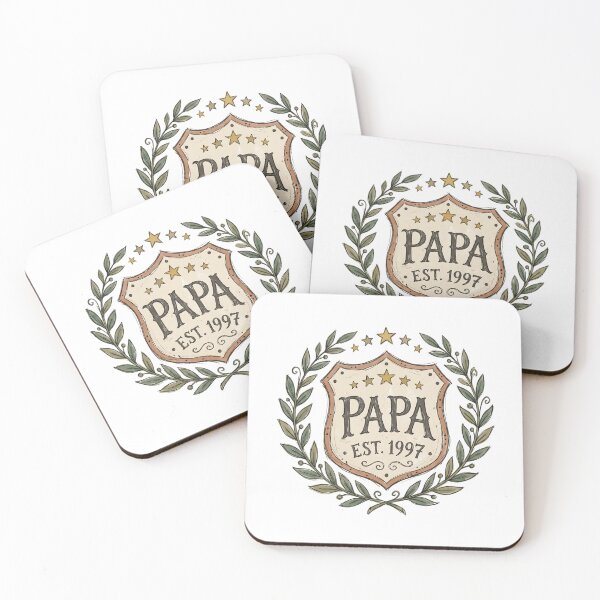 Item preview, Papa Crest Emblem — EST. 1997 designed and sold by LyoniHERA.