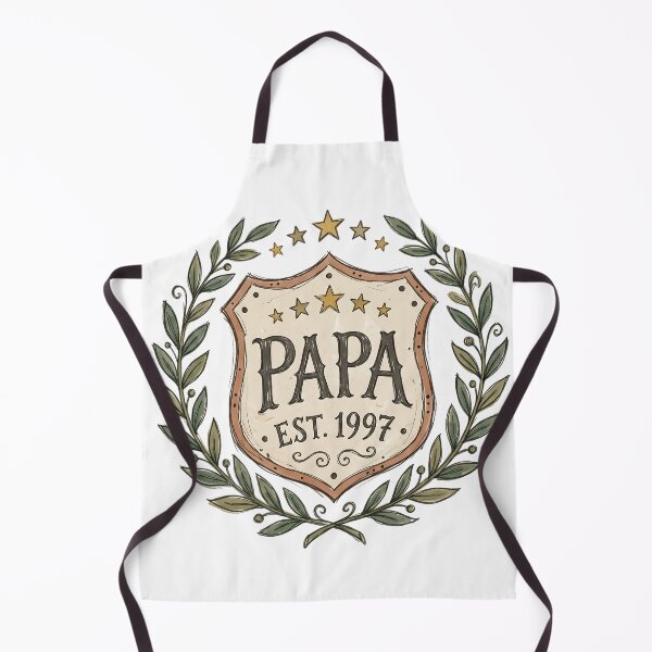 Item preview, Papa Crest Emblem — EST. 1997 designed and sold by LyoniHERA.