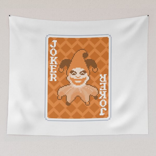 Item preview, Balatro Greedy Orange Joker Card designed and sold by BubblePopRed.