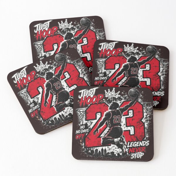 Item preview, Just Hoop 23 – Legends Never Stop Basketball Street Art Design designed and sold by VERVE Styles.