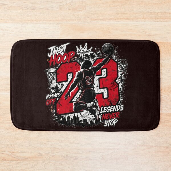 Item preview, Just Hoop 23 – Legends Never Stop Basketball Street Art Design designed and sold by VERVE Styles.