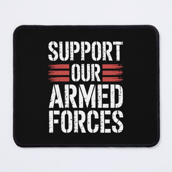 Item preview, Support Our Armed Forces — Distressed Military Stencil Shirt V2 designed and sold by DarylWelsh2024.