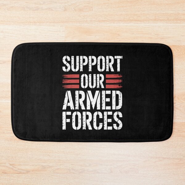 Item preview, Support Our Armed Forces — Distressed Military Stencil Shirt V2 designed and sold by DarylWelsh2024.