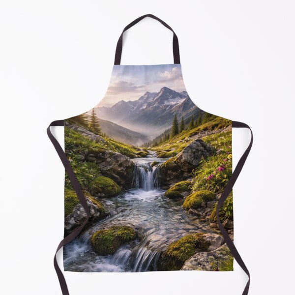 Item preview, Serene River between Alpine Mountains designed and sold by JuViRo.