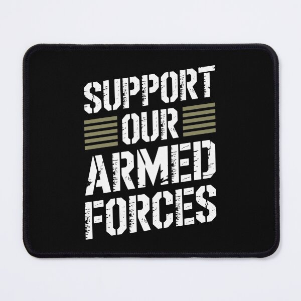 Item preview, Support Our Armed Forces — Distressed Military Stencil Shirt V3 designed and sold by DarylWelsh2024.