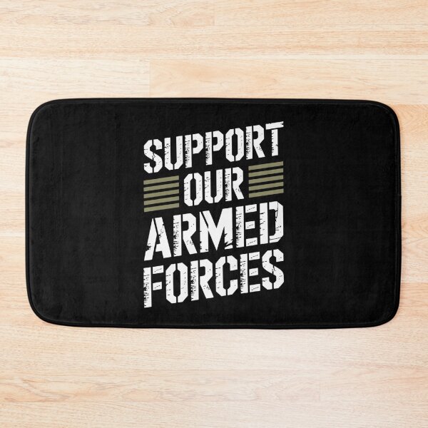 Item preview, Support Our Armed Forces — Distressed Military Stencil Shirt V3 designed and sold by DarylWelsh2024.