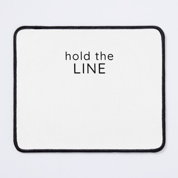 Item preview, Hold the Line – Minimal Strength & Discipline Typography Design designed and sold by Lynn Creates.