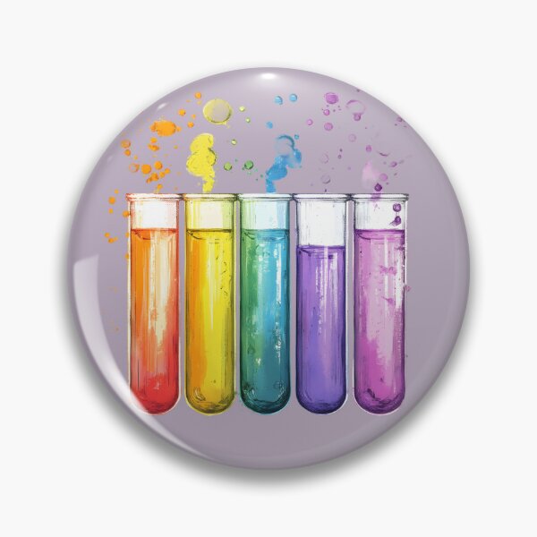 Item preview, Watercolor Science-Chemistry Test Tubes Playful Liquids designed and sold by GrinGalore.