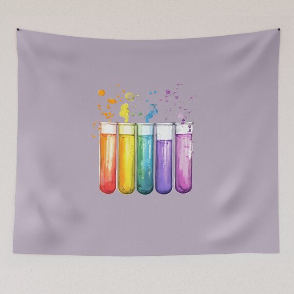 Item preview, Watercolor Science-Chemistry Test Tubes Playful Liquids designed and sold by GrinGalore.