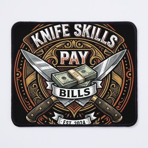 Item preview, Knife Skills Pay Bills designed and sold by PressReady.