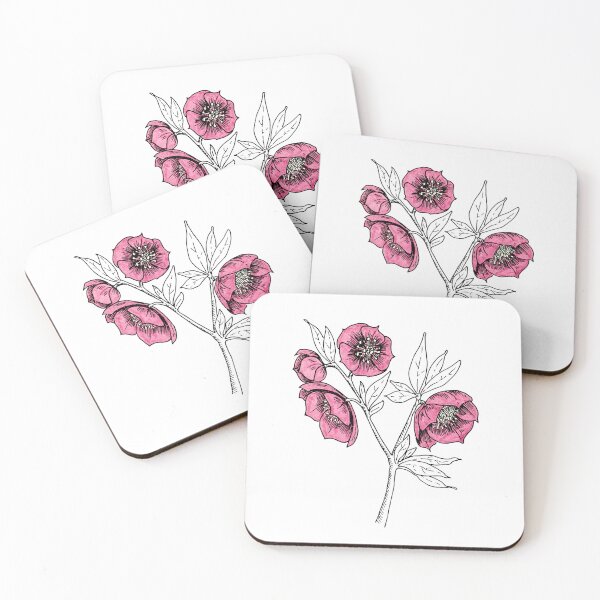 Item preview, Branch with purple flowers designed and sold by Ink & Silence by Loraaart.