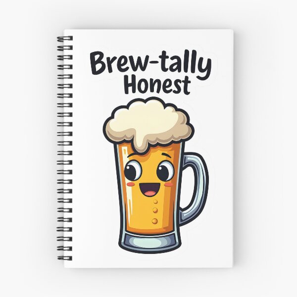 Item preview, Brew-Tally Honest Funny Kawaii Beer Pun designed and sold by LunaPixelStudio.