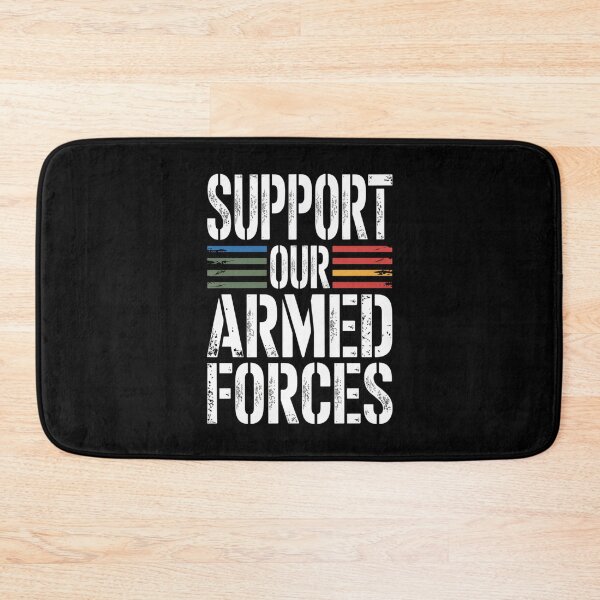 Item preview, Support Our Armed Forces — Distressed Military Stencil Shirt V4 designed and sold by DarylWelsh2024.