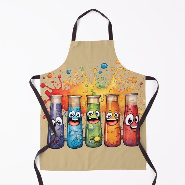 Item preview, Watercolor Cheerful Whimsical Science-Chemistry Test Tubes designed and sold by GrinGalore.