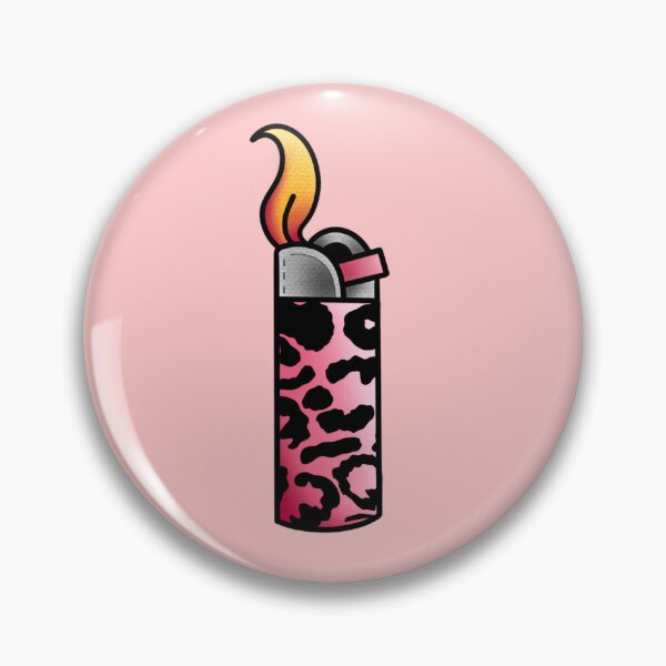 Item preview, Pink Leopard Y2K Lighter designed and sold by Tattoosbyem.
