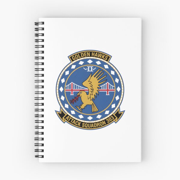 Artikelvorschau, Offizielles Abzeichen des US Navy Reserve Attack Squadron 303 (VA-303) "Golden Hawks" entworfen und verkauft von CharlieDesings.