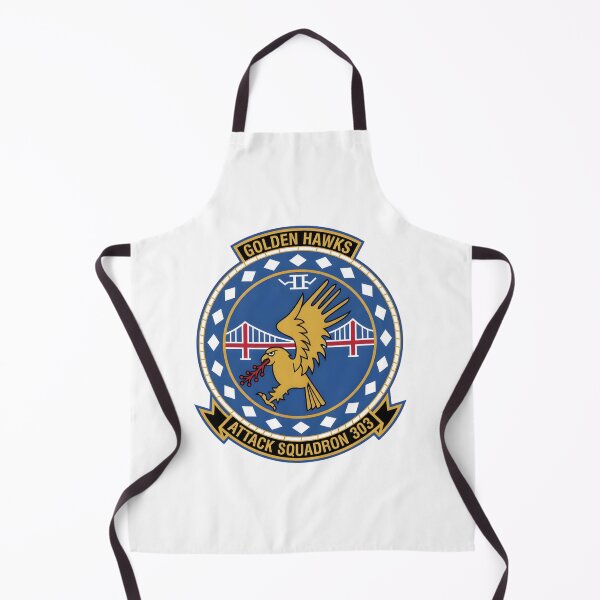 Item preview, Official Insignia of US Navy Reserve Attack Squadron 303 (VA-303) "Golden Hawks" designed and sold by CharlieDesings.