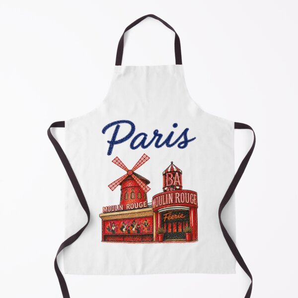 Item preview, Paris Moulin Rouge – Vintage pencil style illustration designed and sold by JOANNASKAH.