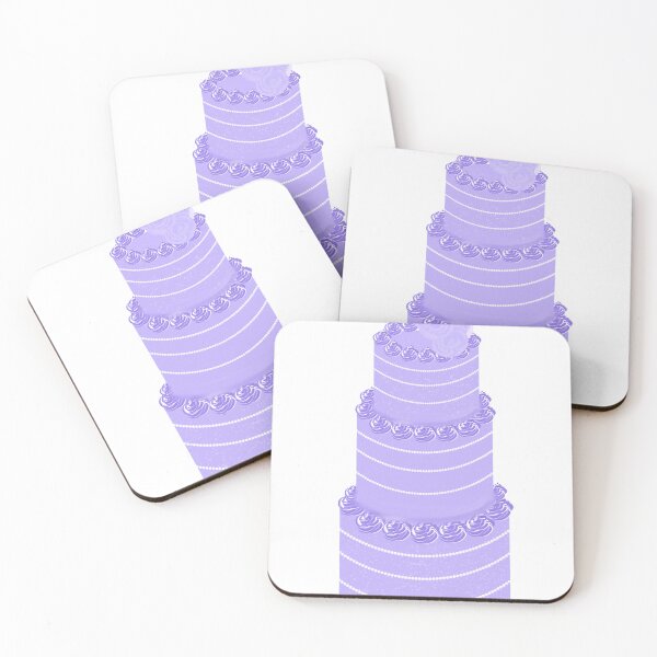Item preview, Wedding birthday Cake digital art illustration designed and sold by CanvasCharmHub.