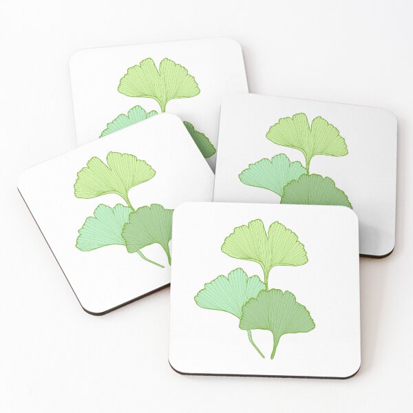 Item preview, Green leaves Ginkgo biloba designed and sold by Elifndz.