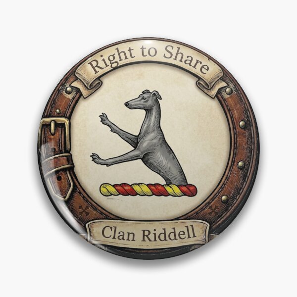 Item preview, Clan Riddell Crest designed and sold by BagTown Clans.