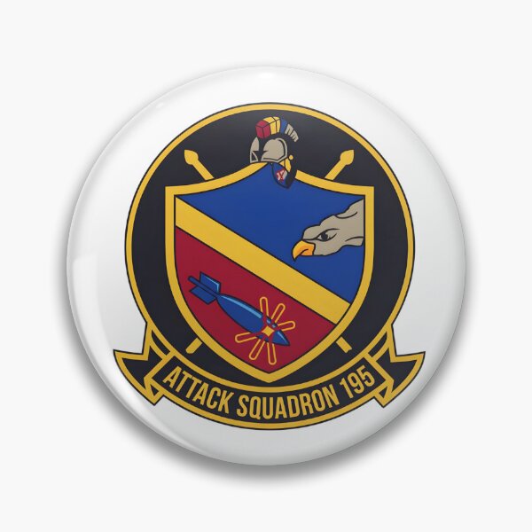 Item preview, Official Insignia of US Navy Attack Squadron 195 (VA-195) "Dambusters" designed and sold by CharlieDesings.