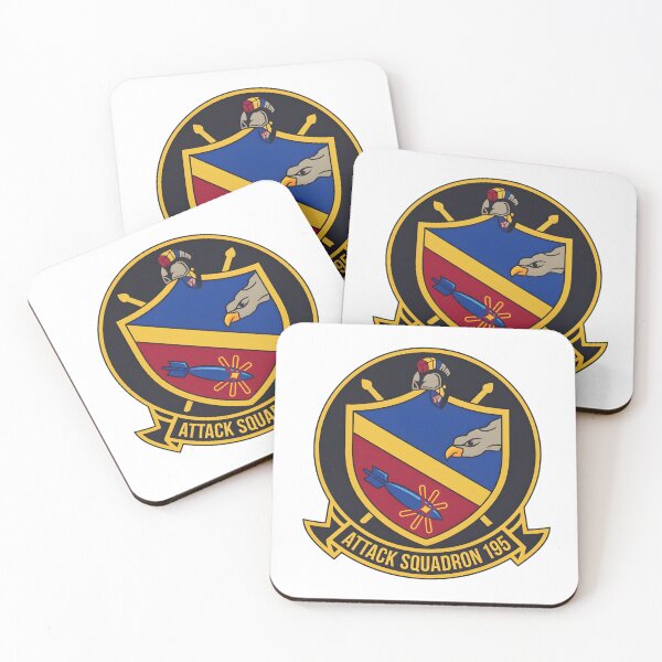 Item preview, Official Insignia of US Navy Attack Squadron 195 (VA-195) "Dambusters" designed and sold by CharlieDesings.