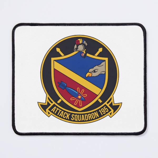 Item preview, Official Insignia of US Navy Attack Squadron 195 (VA-195) "Dambusters" designed and sold by CharlieDesings.